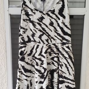 Kim Kardashian zebra dress